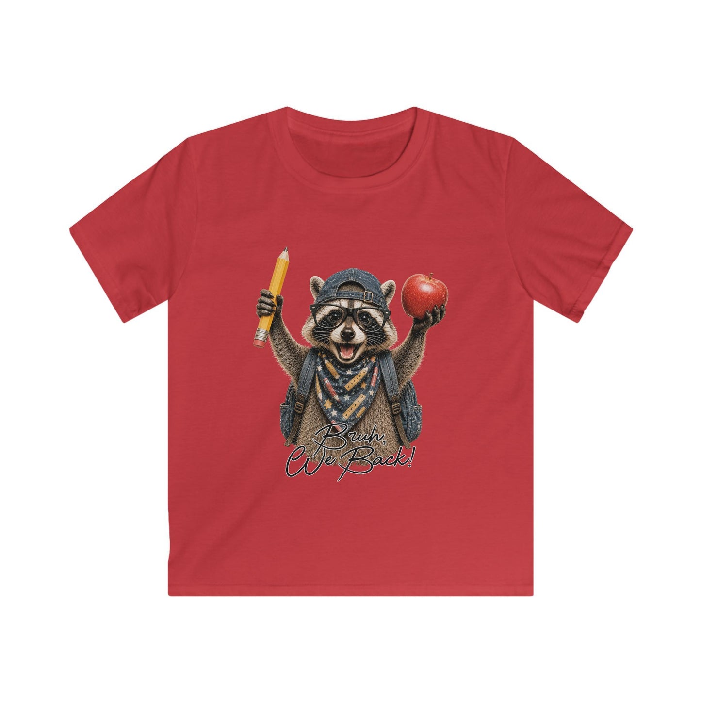 Kids Racoon back to school Tee