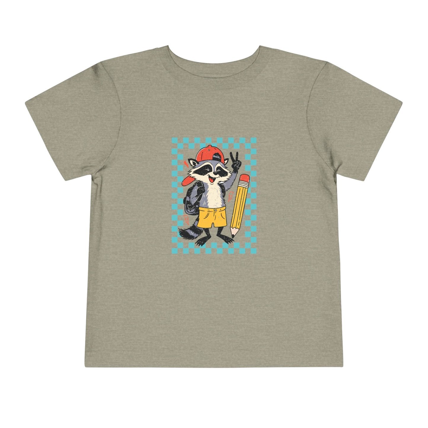 Toddler Back to school Racoon Tee