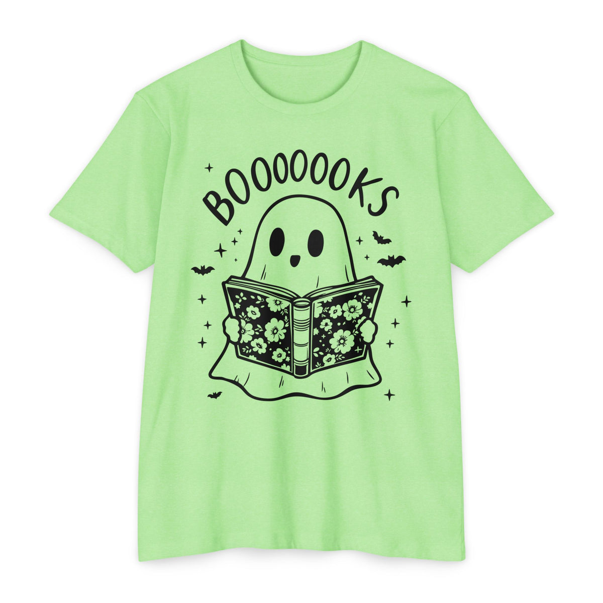 Books Ghost T-Shirt — "Booooooks" Cute Reading Halloween Tee