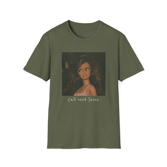 Graphic Tee with “I’ll Need Jesus”