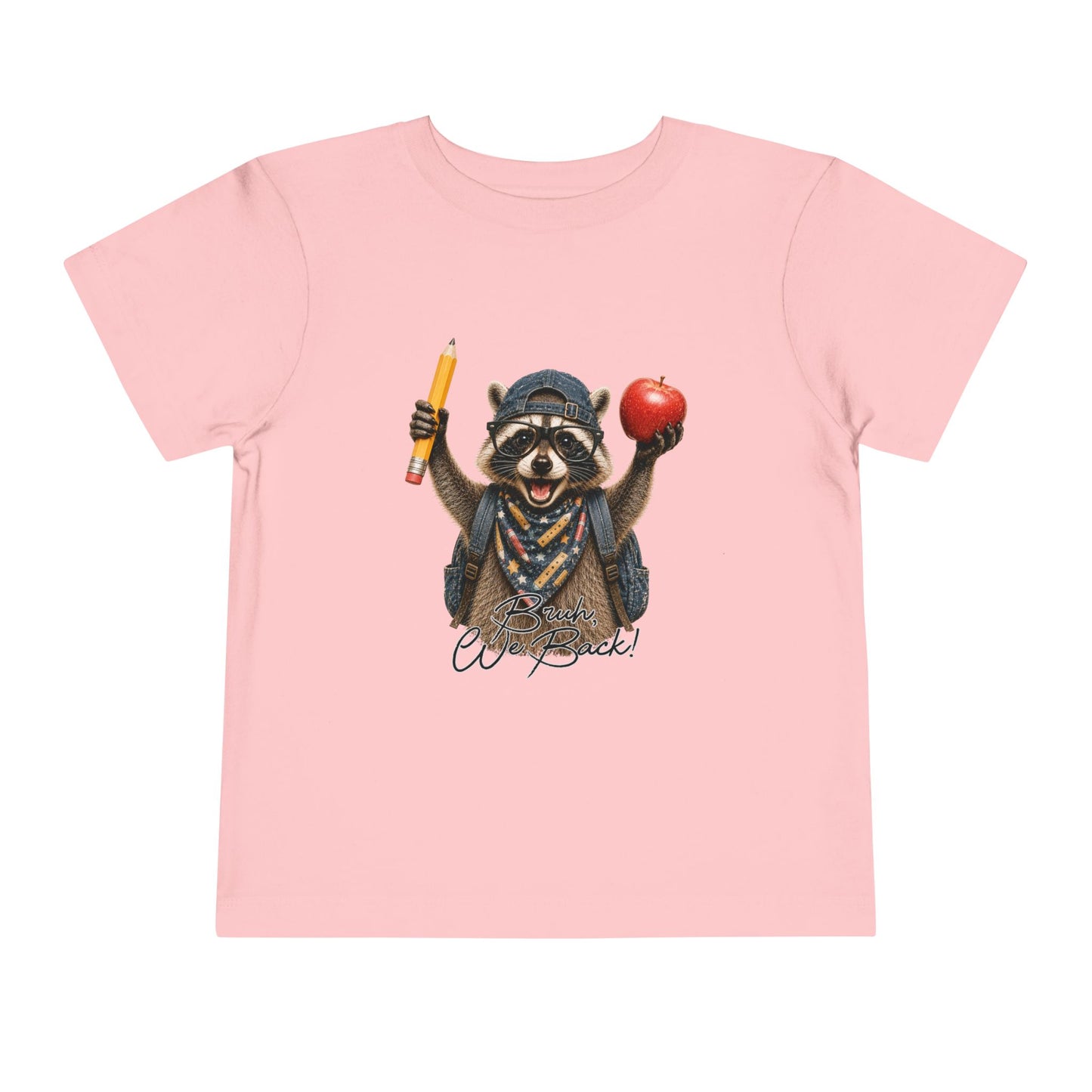Toddler Tee Racoon We Back