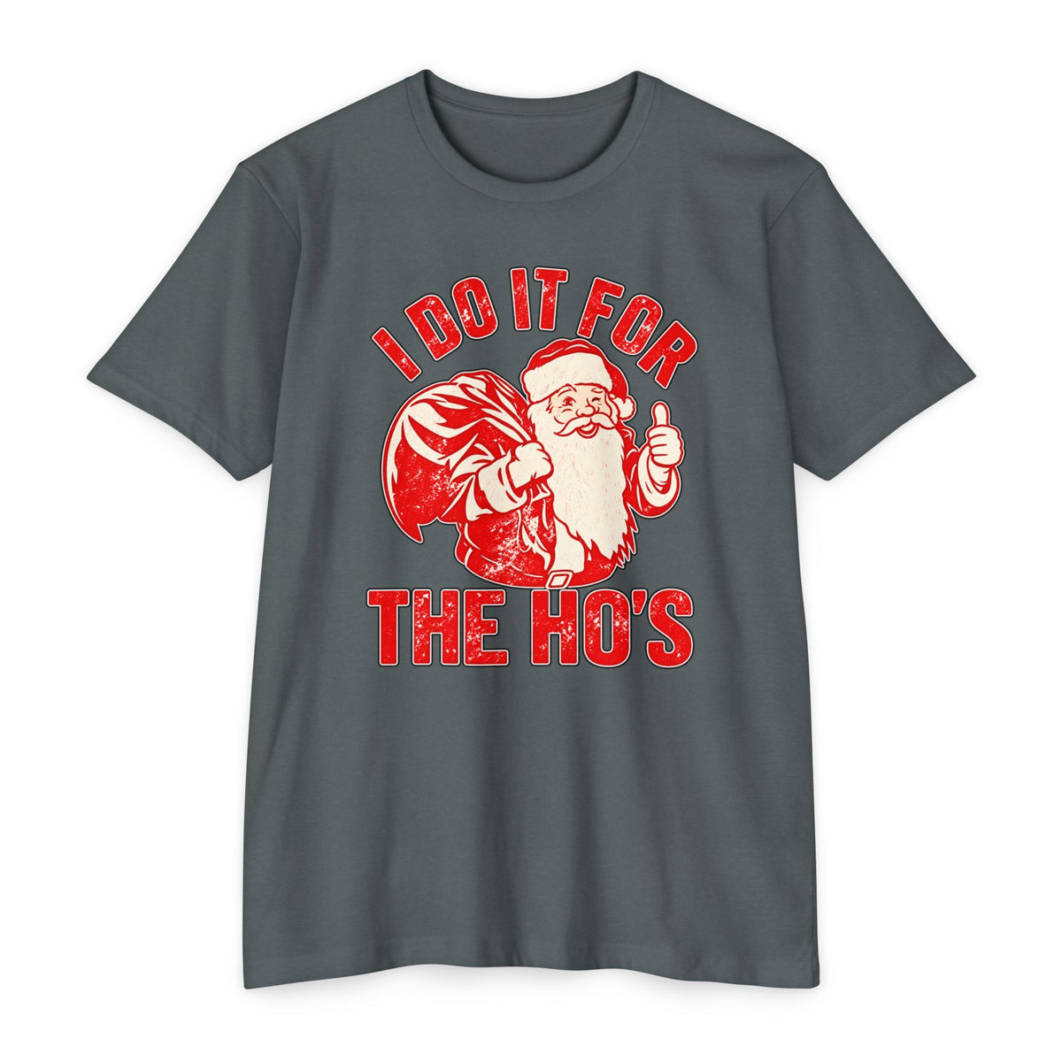 I Do It for the Ho's Santa Christmas T-Shirt