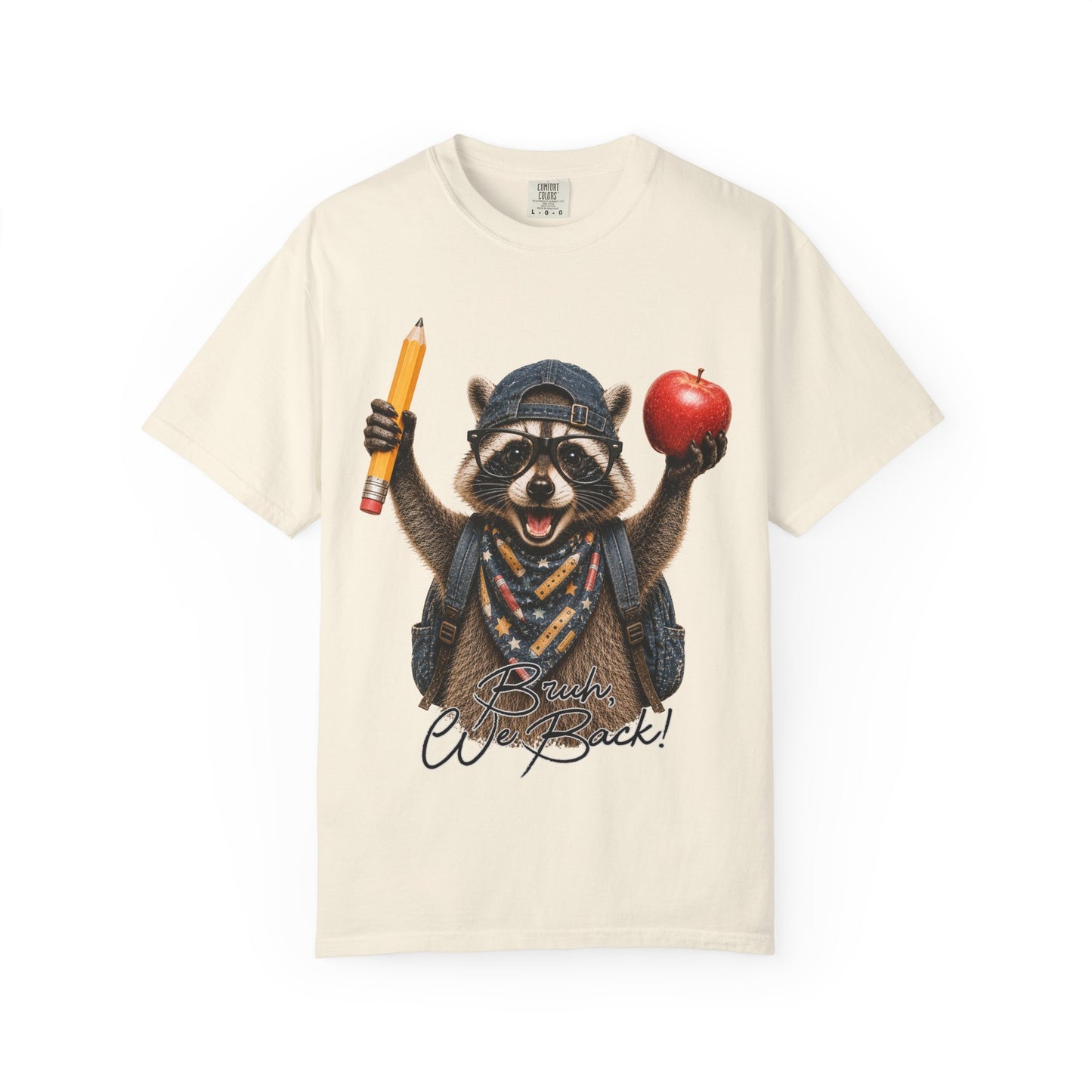 Teacher We Back Racoon Tee