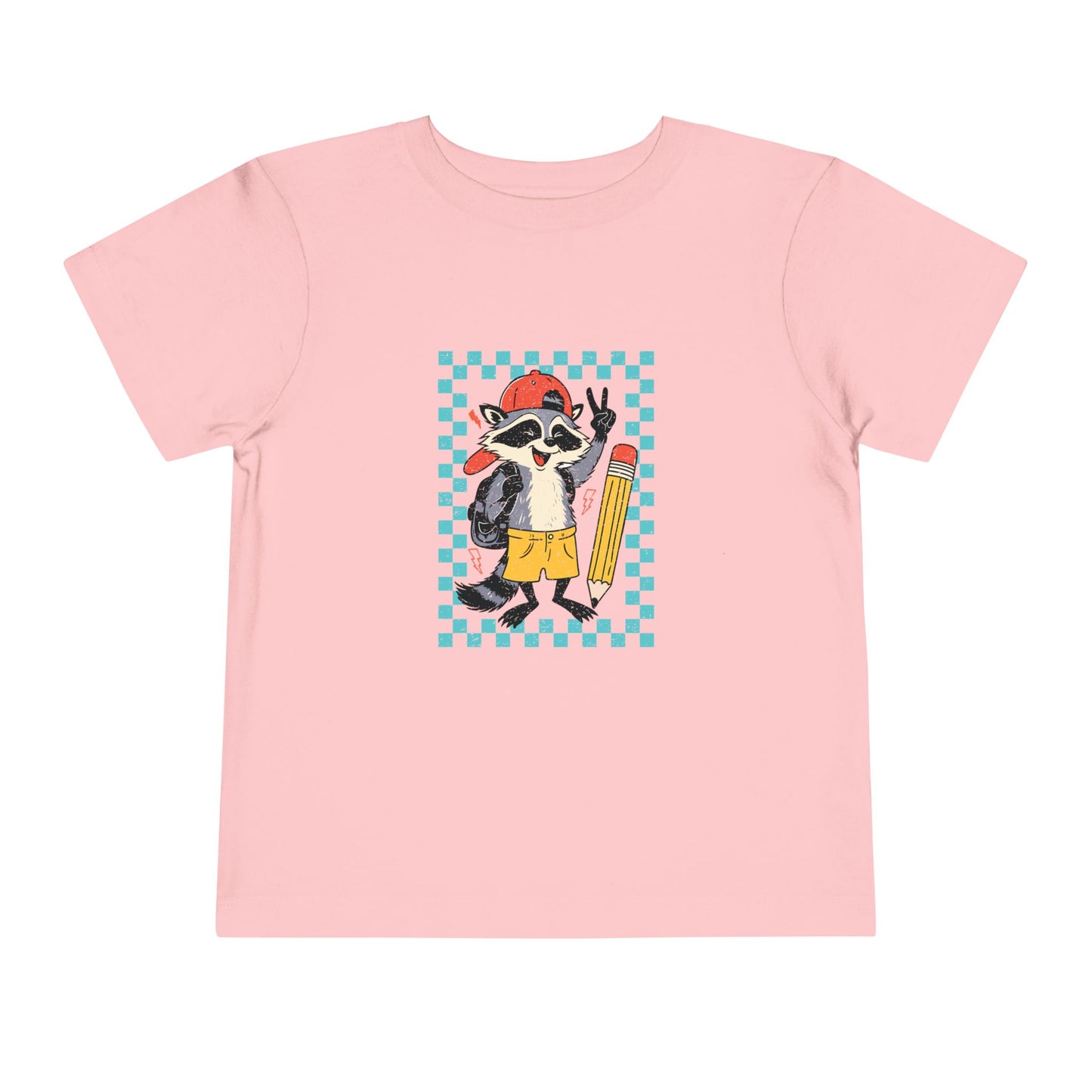 Toddler Back to school Racoon Tee