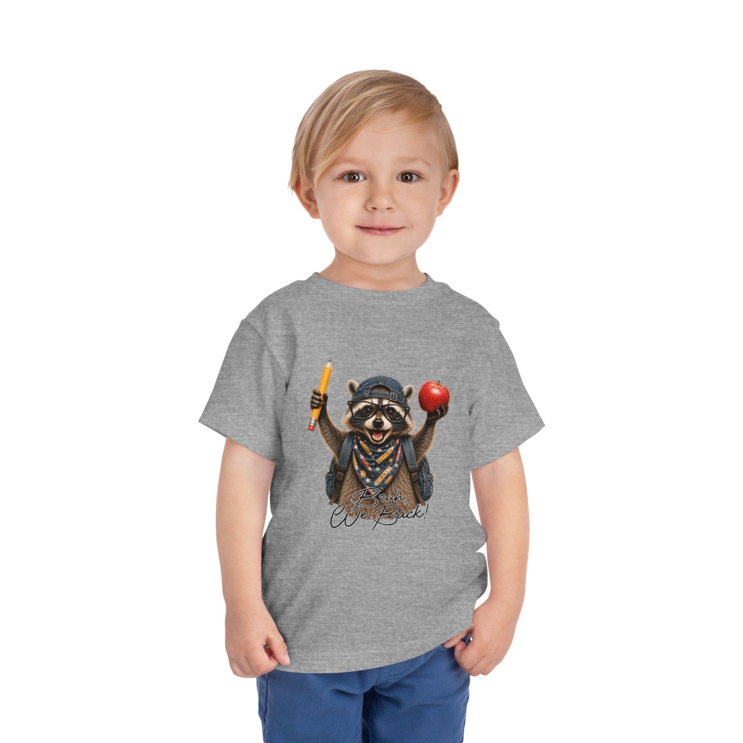 Toddler Tee Racoon We Back