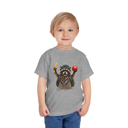 Toddler Tee Racoon We Back