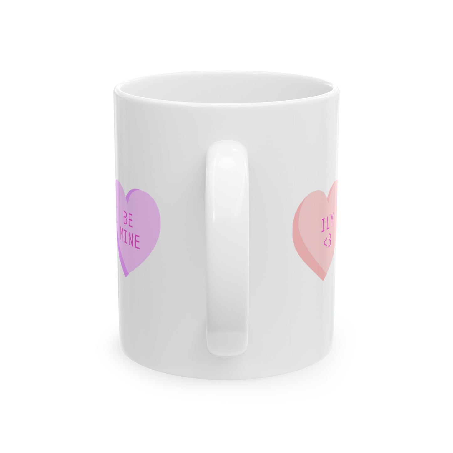 Ceramic Mug Pastel Valentine Candy Heart