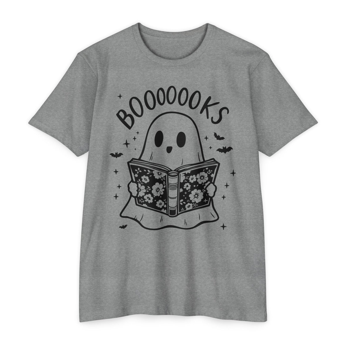 Books Ghost T-Shirt — "Booooooks" Cute Reading Halloween Tee