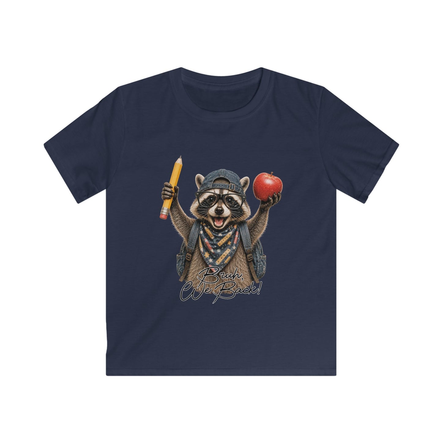 Kids Racoon back to school Tee