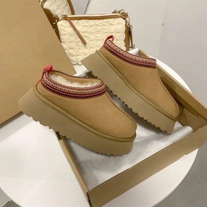 Furry Warm Winter Snow Boots