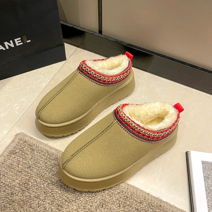 Furry Warm Winter Snow Boots