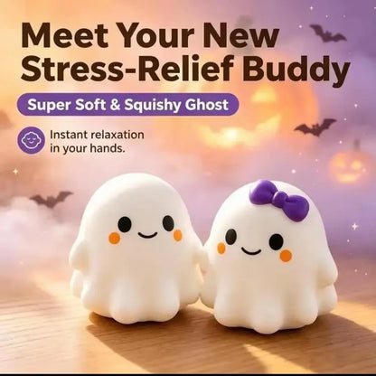 Ghost Slow-Rising Sensory Squeeze Toy