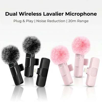 Wireless Lightning Lapel Microphone