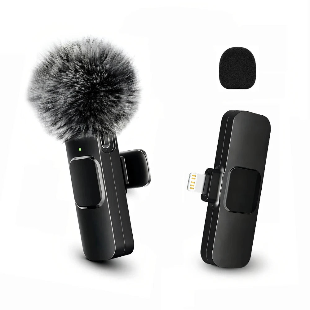 Wireless Lightning Lapel Microphone