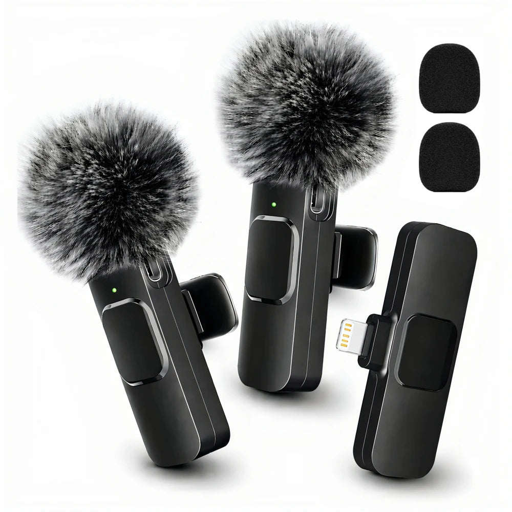 Wireless Lightning Lapel Microphone