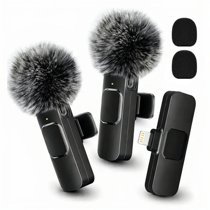 Wireless Lightning Lapel Microphone