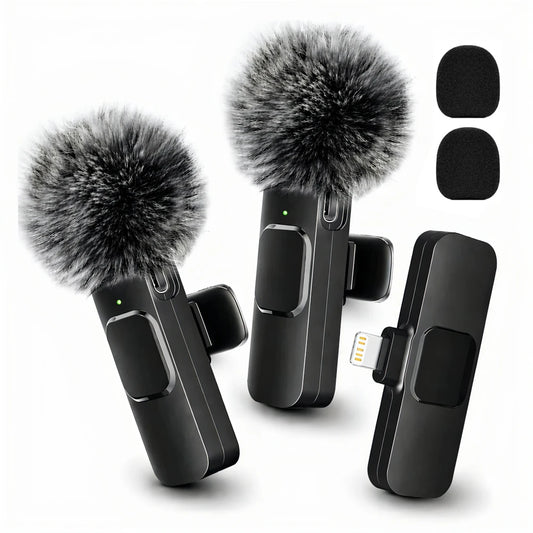 Wireless Lightning Lapel Microphone