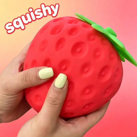Jumbo Strawberry Slow Rising Sensory Toy