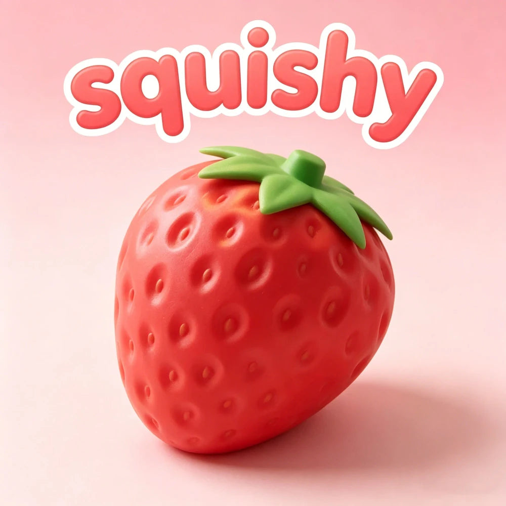 Jumbo Strawberry Slow Rising Sensory Toy
