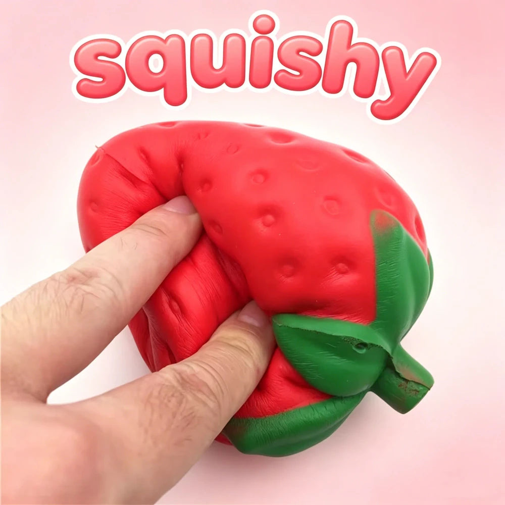 Jumbo Strawberry Slow Rising Sensory Toy