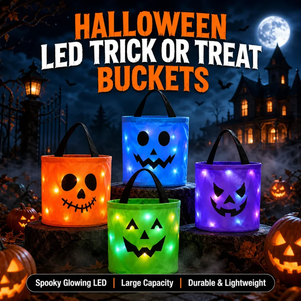 Luminous Pumpkin LED Fabric Candy Bag