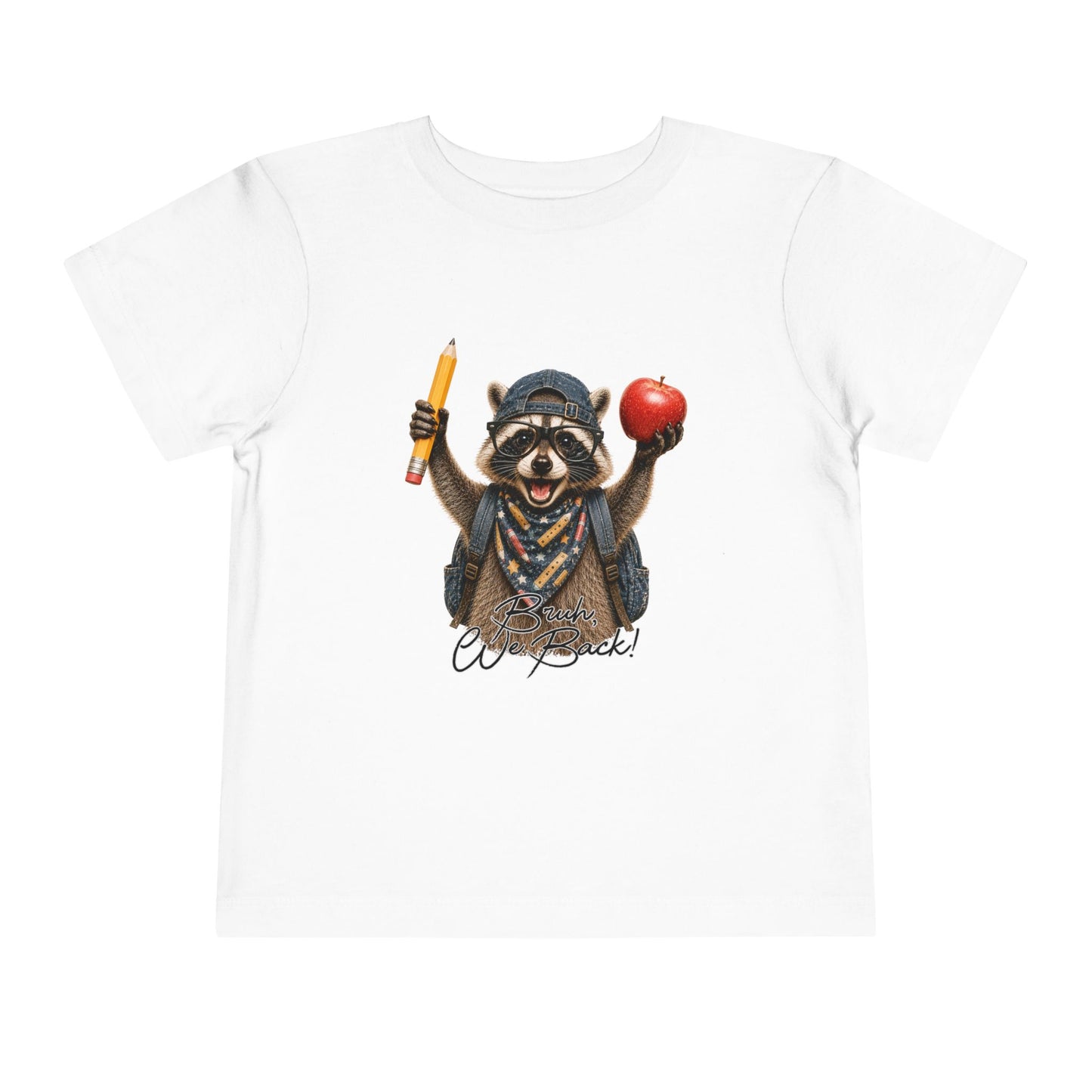Toddler Tee Racoon We Back