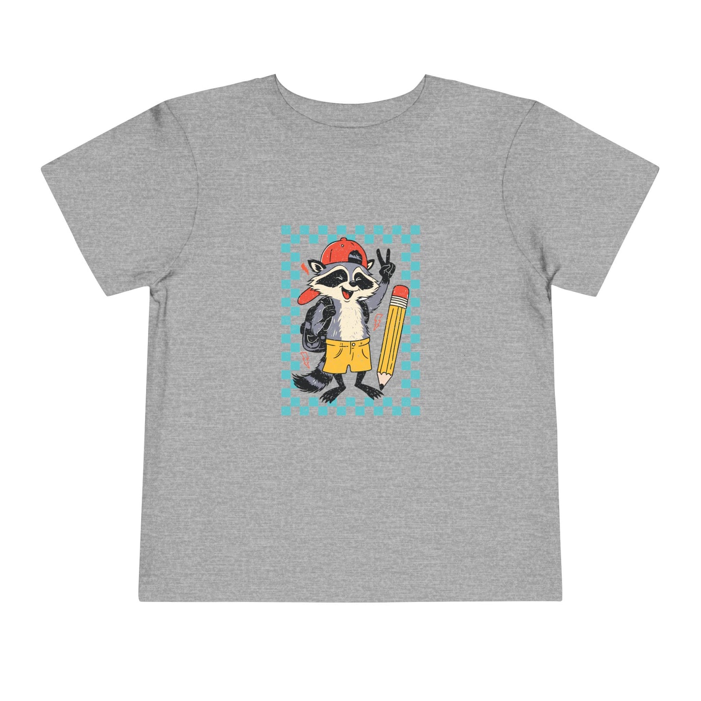 Toddler Back to school Racoon Tee