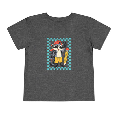 Toddler Back to school Racoon Tee