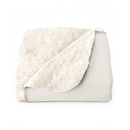 Cozy Ghost Reading Sherpa Blanket