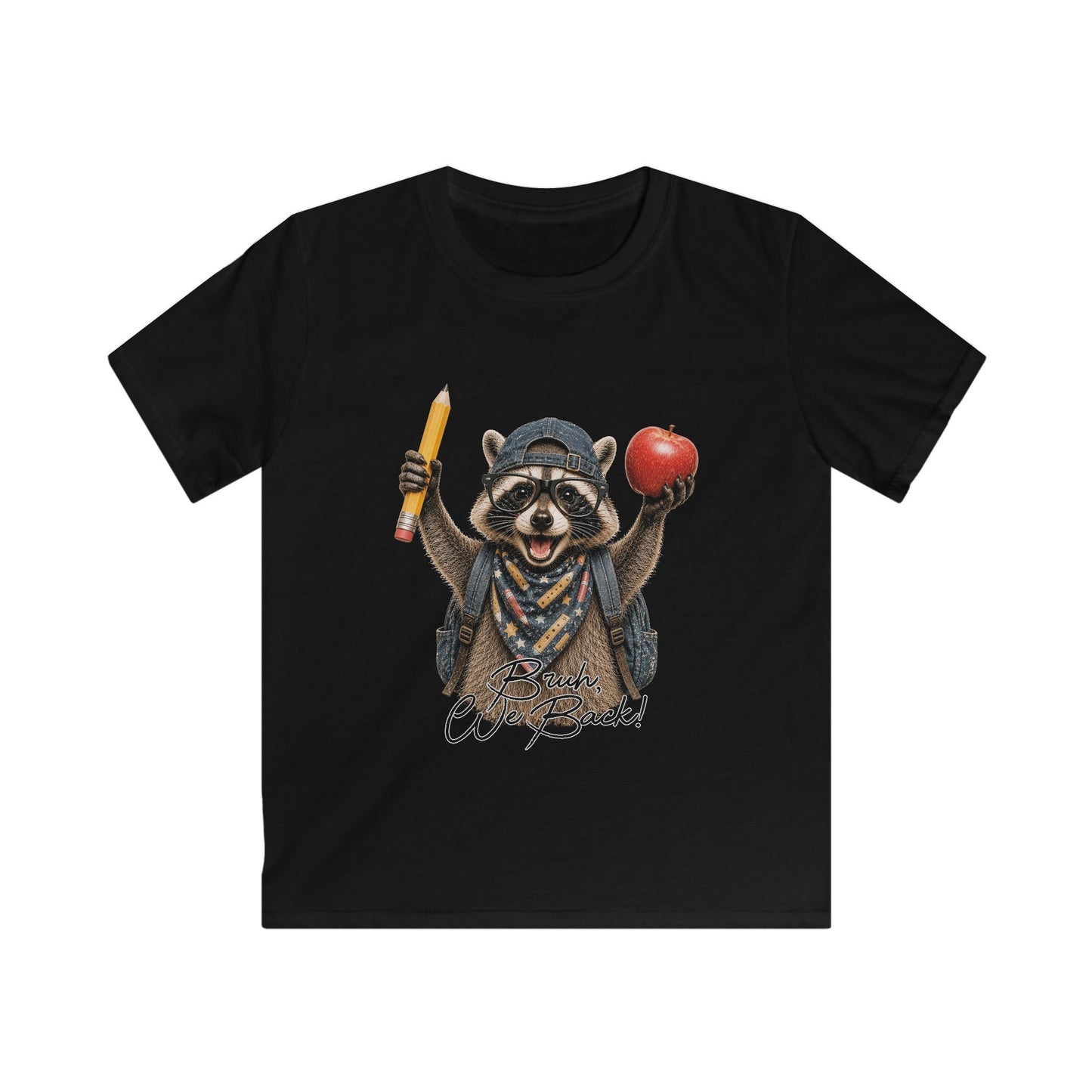 Kids Racoon back to school Tee