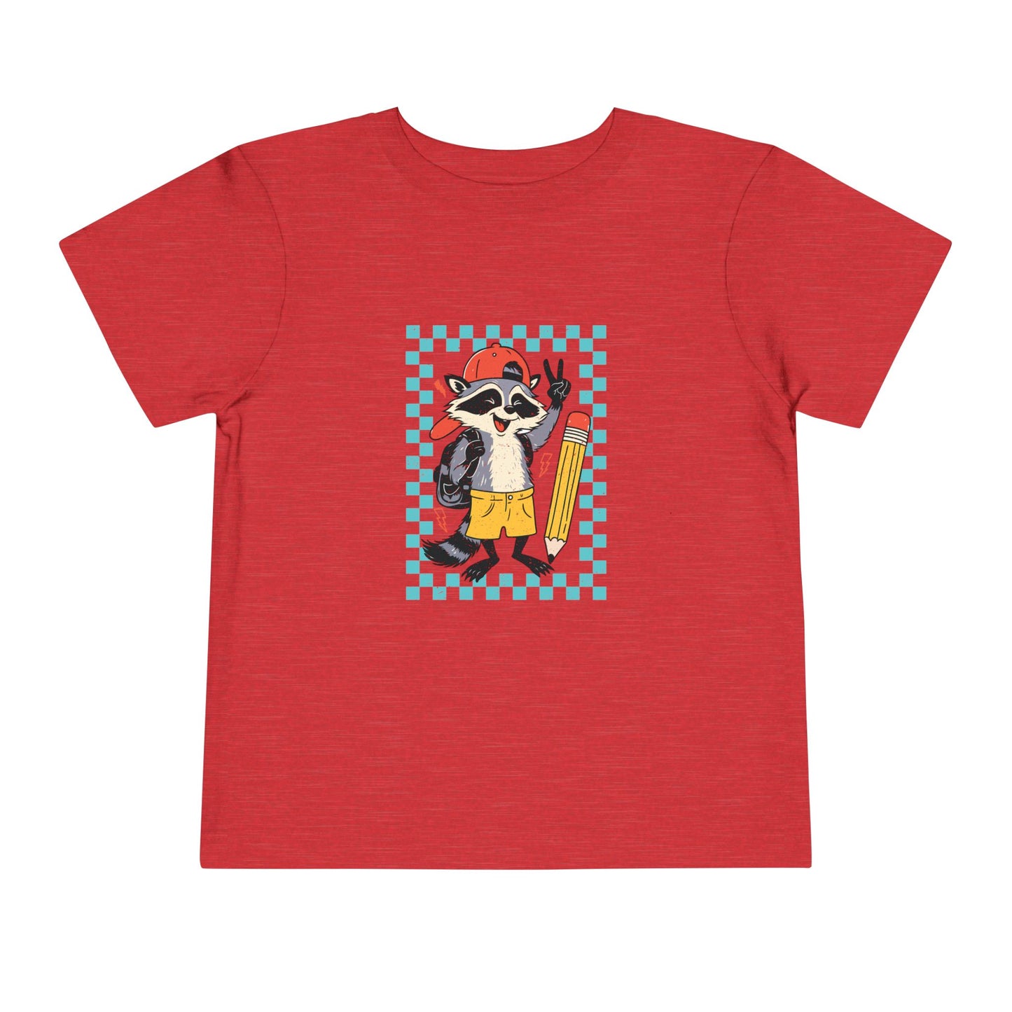 Toddler Back to school Racoon Tee