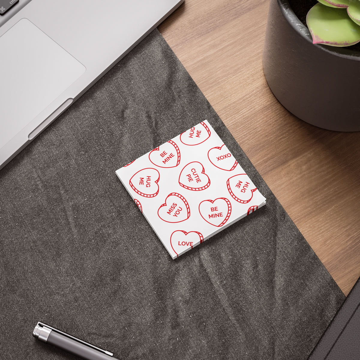 'Be Mine, XOXO' Sticky Notes