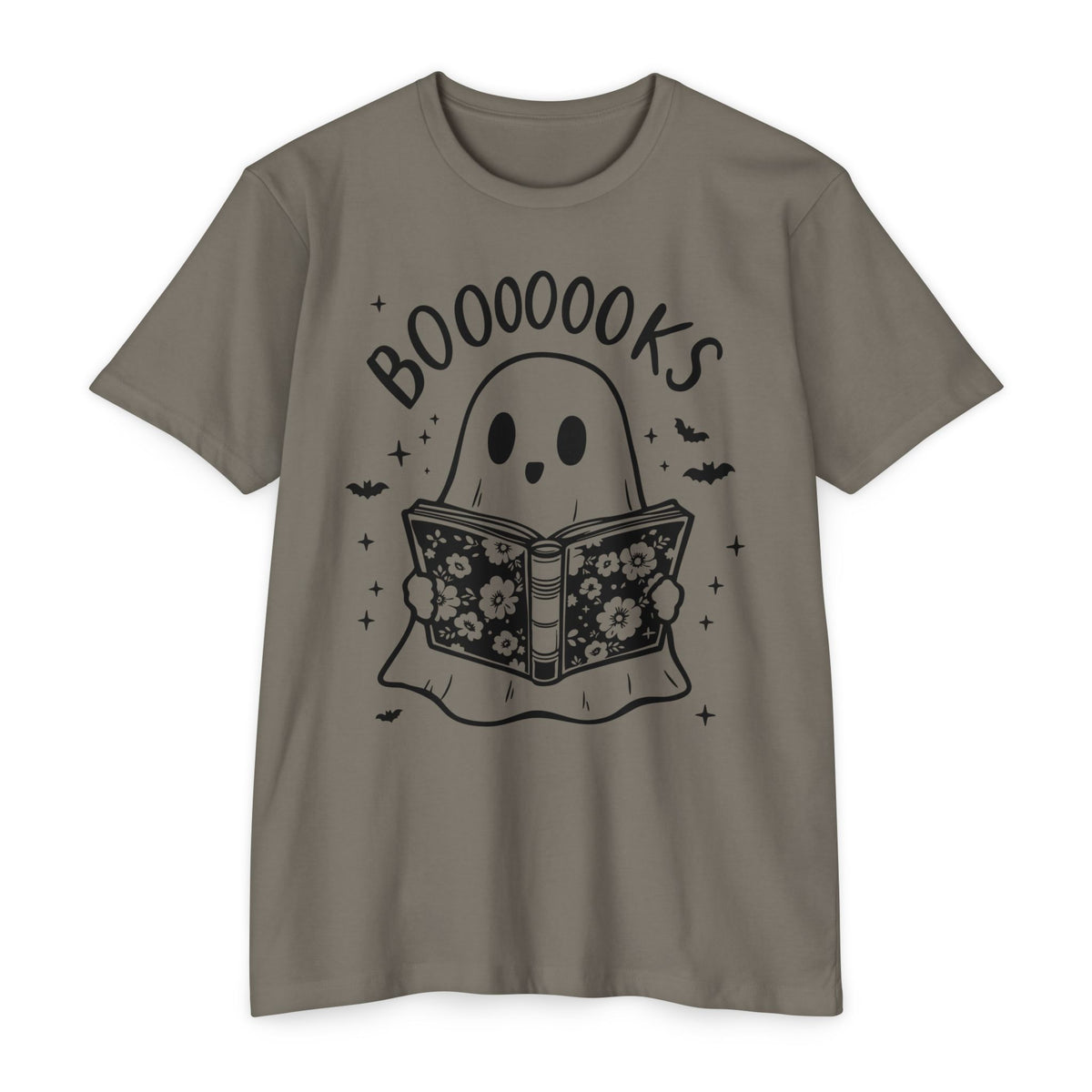 Books Ghost T-Shirt — "Booooooks" Cute Reading Halloween Tee