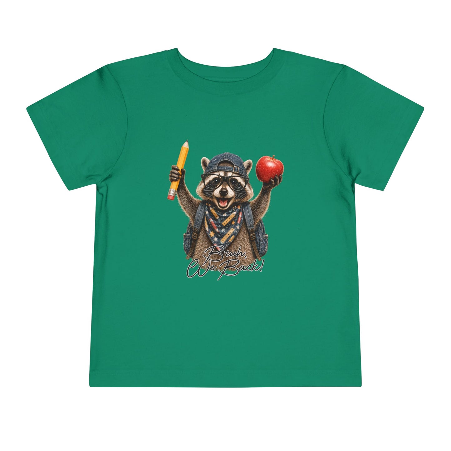 Toddler Tee Racoon We Back