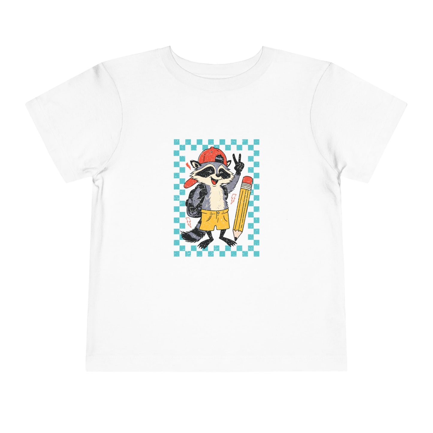 Toddler Back to school Racoon Tee