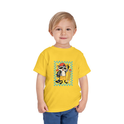 Toddler Back to school Racoon Tee