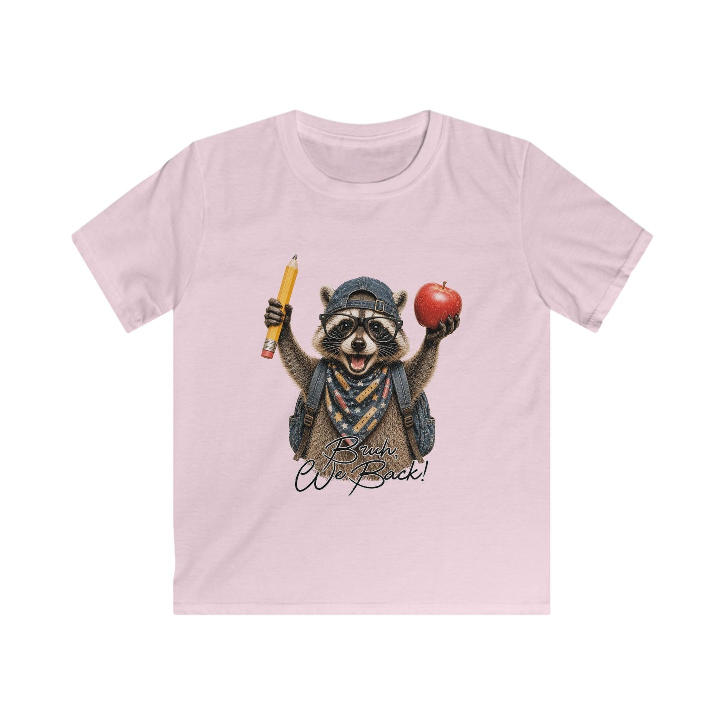 Kids Racoon back to school Tee
