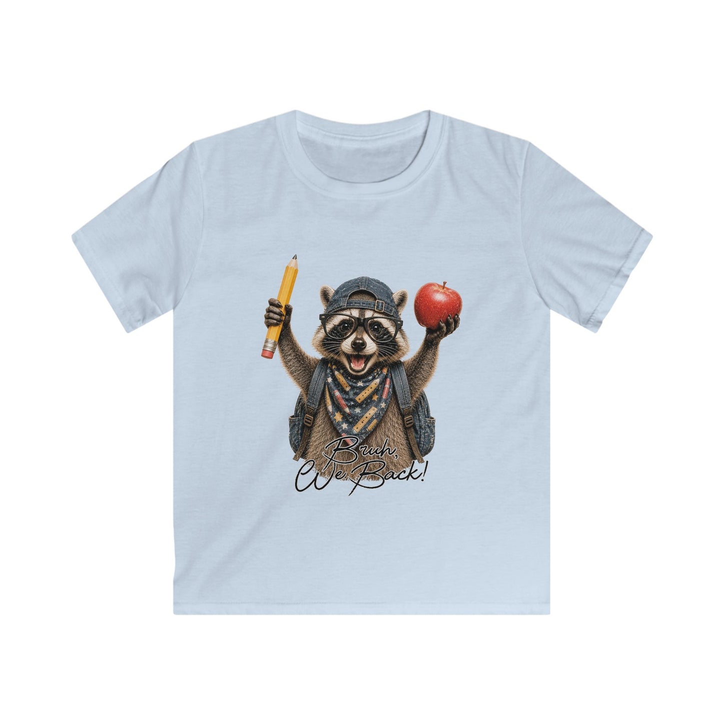 Kids Racoon back to school Tee