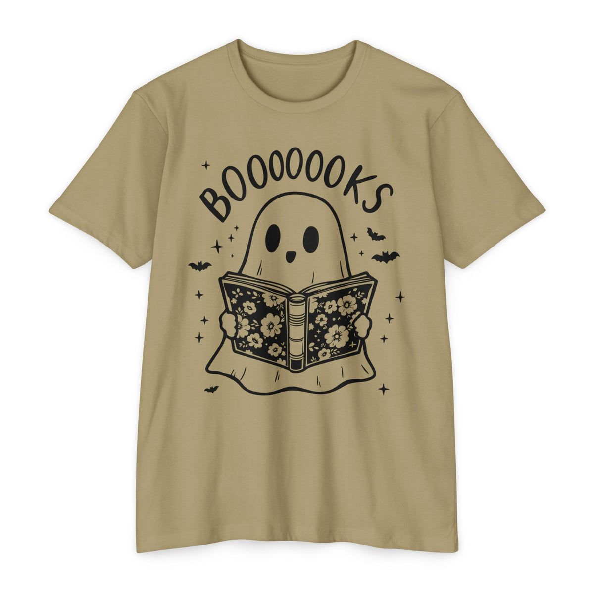 Books Ghost T-Shirt — "Booooooks" Cute Reading Halloween Tee