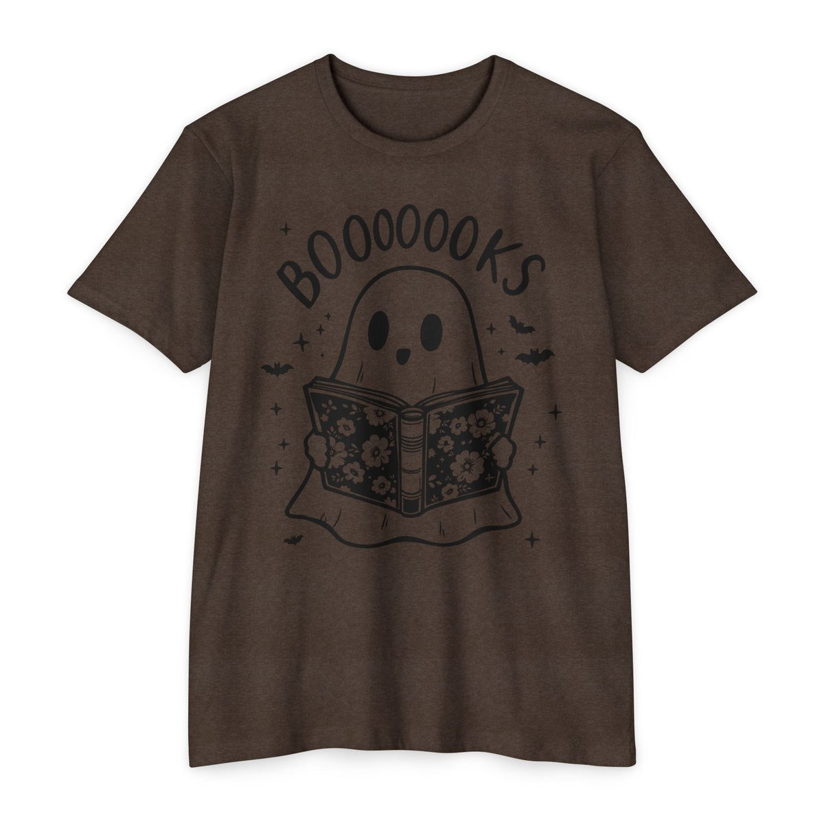 Books Ghost T-Shirt — "Booooooks" Cute Reading Halloween Tee