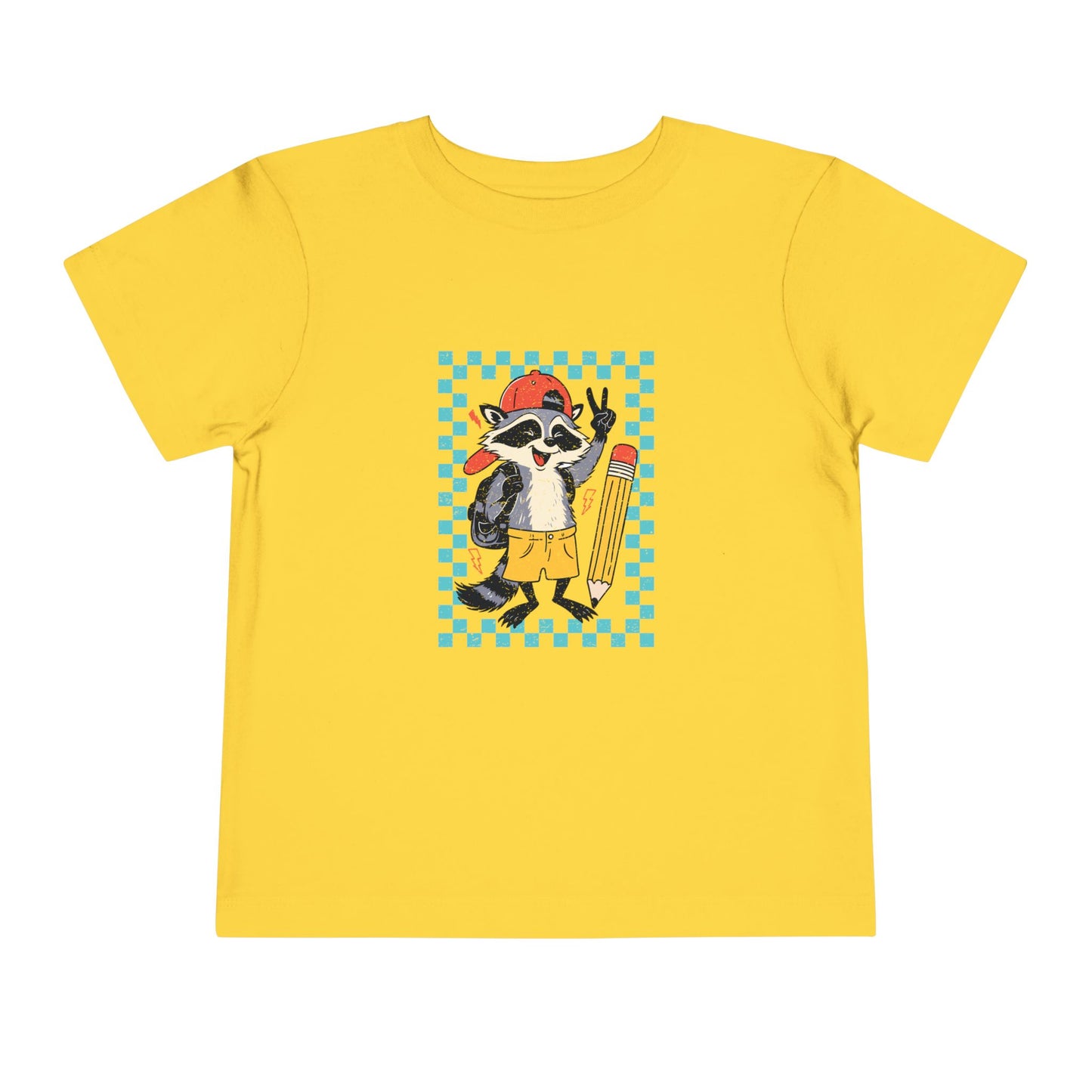 Toddler Back to school Racoon Tee