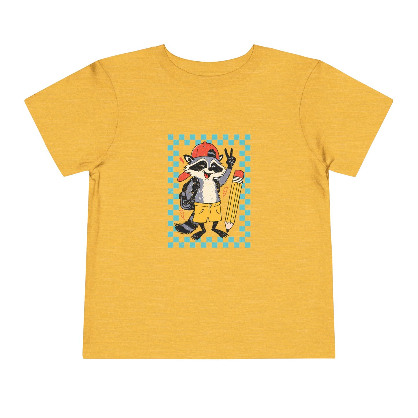 Toddler Back to school Racoon Tee